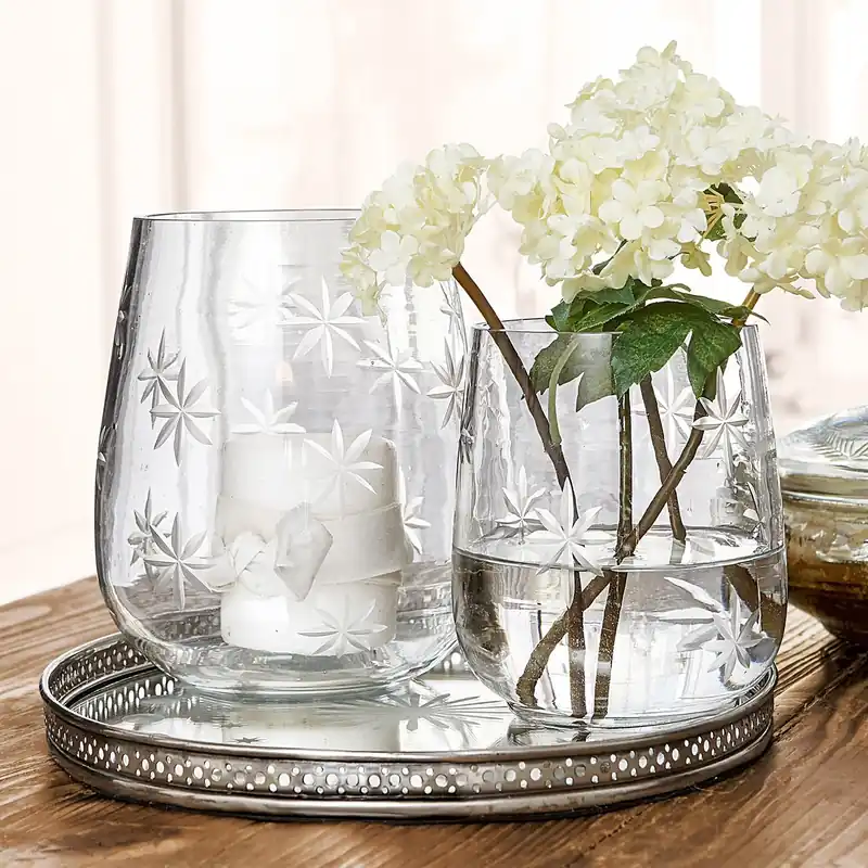 Neu Im Sortiment Windlicht 2er Set Jasmine