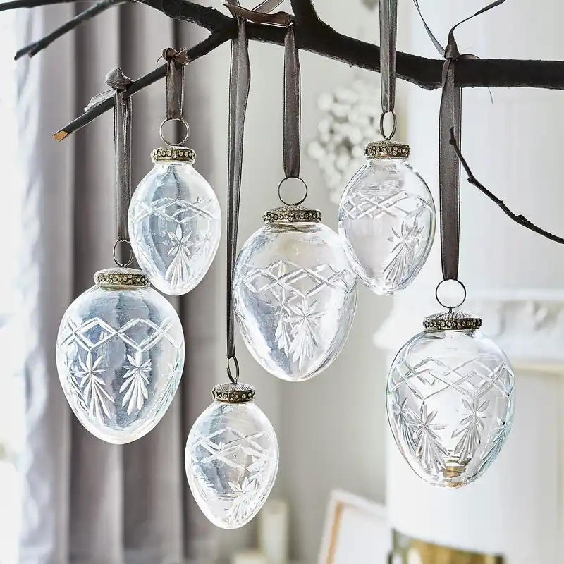 Weihnachtsschmuck 6er Set Roncey Echt