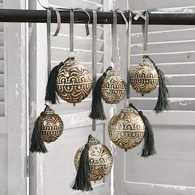 Neu Im Sortiment Weihnachtsschmuck 6er Set Barotiére