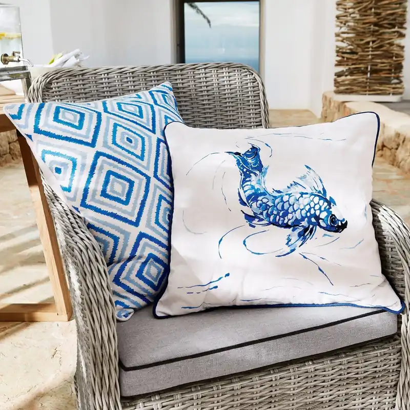 Kissen 2er Set Blue Sea Begrenztes Angebot