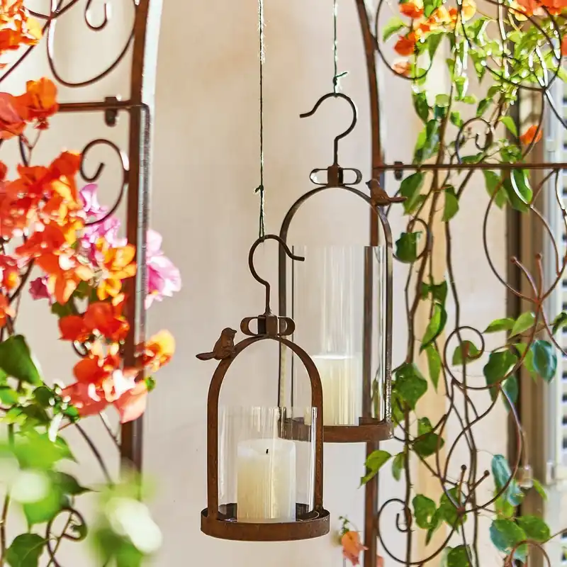 Expressversand Windlicht 2er Set Rustique