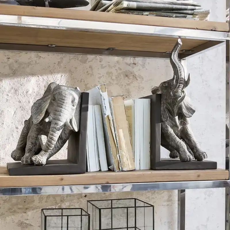 Buchstütze 2er Set Elephants Sichere Zahlung