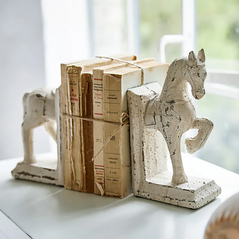 Buchstütze 2er Set Horses Zertifiziert