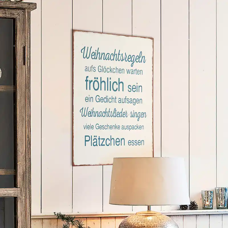 Deko-Schild Weihnachtszeit Direkt Vom Hersteller