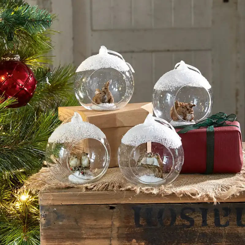 Weihnachtsschmuck 4er Set Animals Heißes Angebot