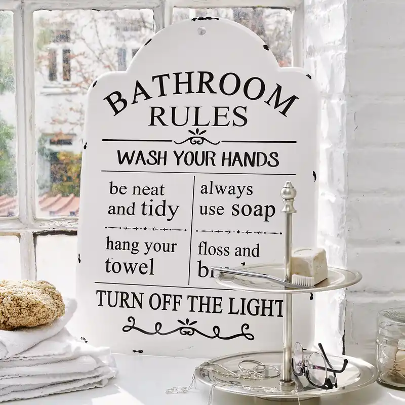 Deko-Schild Bathroom Direkt Vom Hersteller