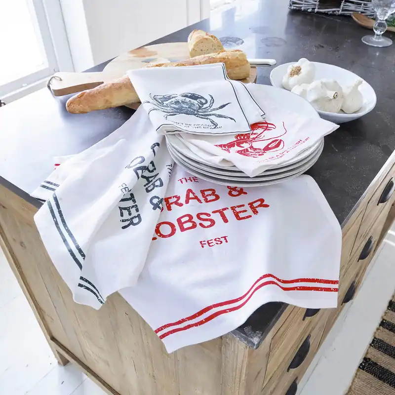 Preisreduziert Serviette 4er Set Lobster