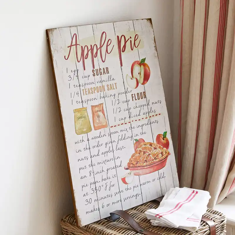 Nur Heute Dekoboard Apple Pie