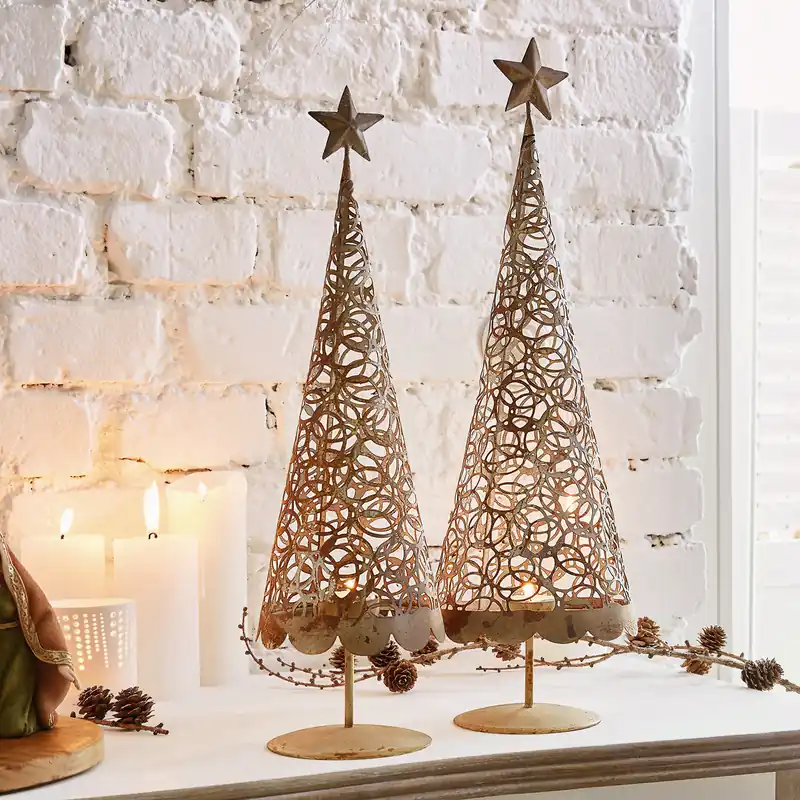 Deko-Baum 2er Set Avoine Preis Gesenkt
