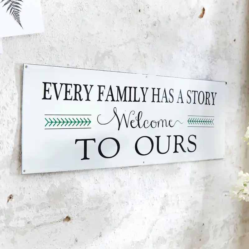 Deko-Schild Family Story Direkt Vom Hersteller