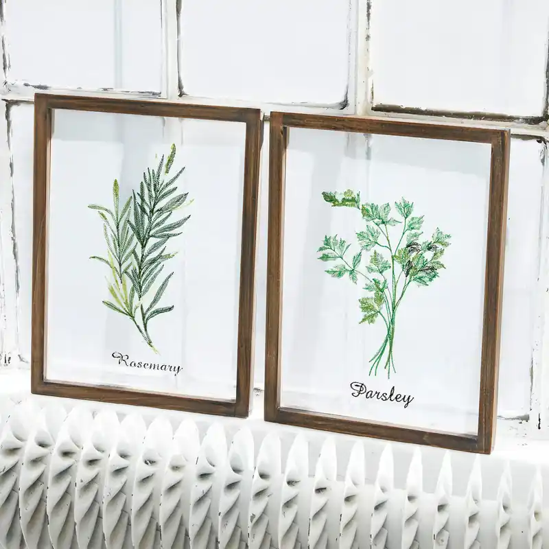 Neu Bild 2er Set Herbs