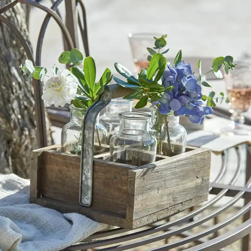 Vase 4er Set mit Korb Reverie Sale
