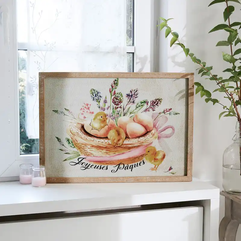 Dekoboard Joyeuses Pâques Neuheit