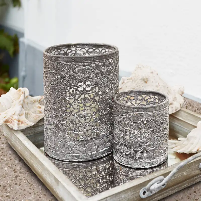 Windlicht 2er Set Jina Sonderangebot