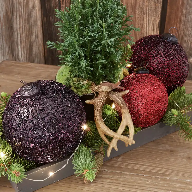 Weihnachtsschmuck 3er Set Paserienne Neue Ware