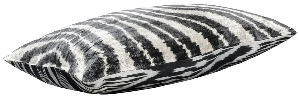 Solange Der Vorrat Reicht Casa Padrino Luxus Kissen Schwarz / Weiß 60 x 40 cm - Wohnzimmer Deko Accessoires