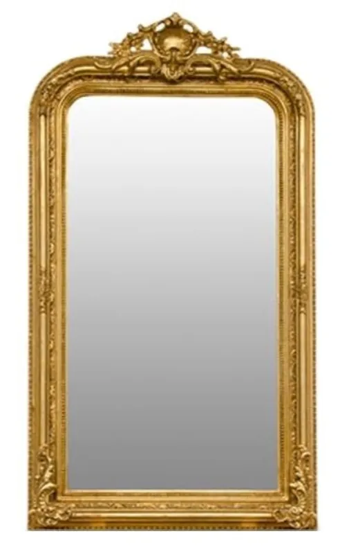 Casa Padrino Barock Spiegel Gold 86 x H. 155 cm - Wohnzimmermöbel im Barockstil Begrenztes Angebot