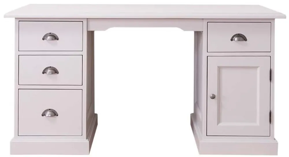 Finale Aktion Casa Padrino Landhausstil Schreibtisch Weiß 152 x 70 x H. 78 cm - Landhausstil Büromöbel