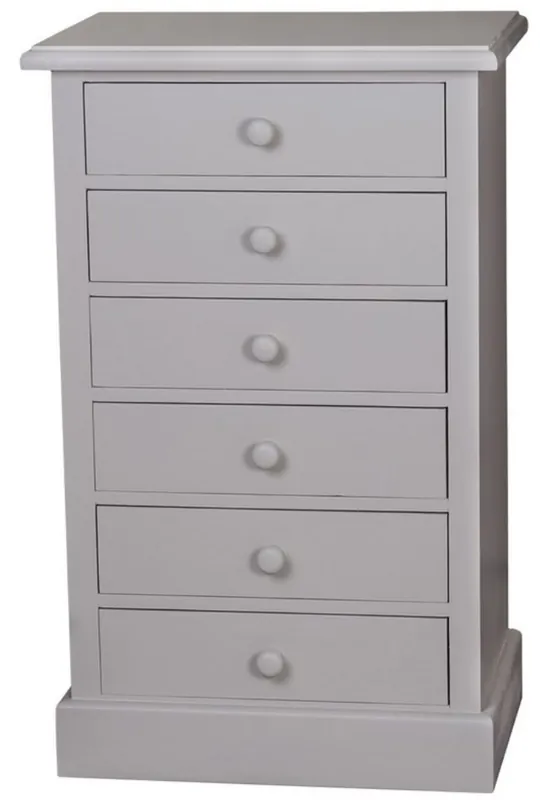 Top-Preis Casa Padrino Landhausstil Kommode Grau 60 x 41 x H. 97 cm - Landhausstil Möbel