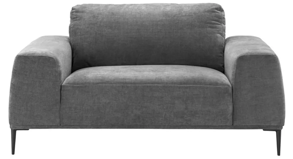 Casa Padrino Luxus Oversize Sessel Grau 158 x 93 x H. 80 cm - Hotel Möbel Preiswert