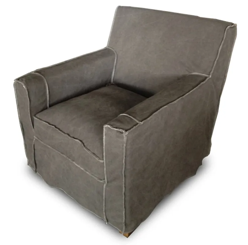 Casa Padrino Luxus Wohnzimmer Sessel Grau 82 x 80 x H. 81 cm - Wohnzimmermöbel Schnäppchen