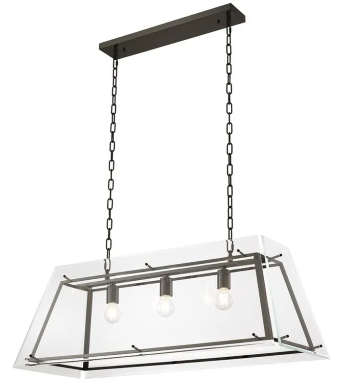 Casa Padrino Kronleuchter Bronze 100 x 40 x H. 36 cm - Luxus Wohnzimmer Möbel Saisonangebot