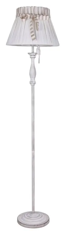 Mega-Angebot Casa Padrino Jugendstil Stehleuchte Antik Weiß Ø 40 x H. 164 cm - Stehlampe im Jugendstil