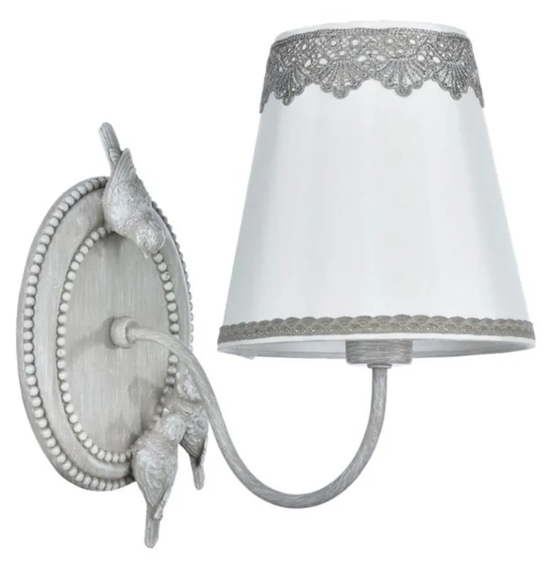 Casa Padrino Jugendstil Wandleuchte / Wandlampe Antik Grau 16 x 28 x H. 26 cm - Barock & Jugendstil Möbel Saisonangebot