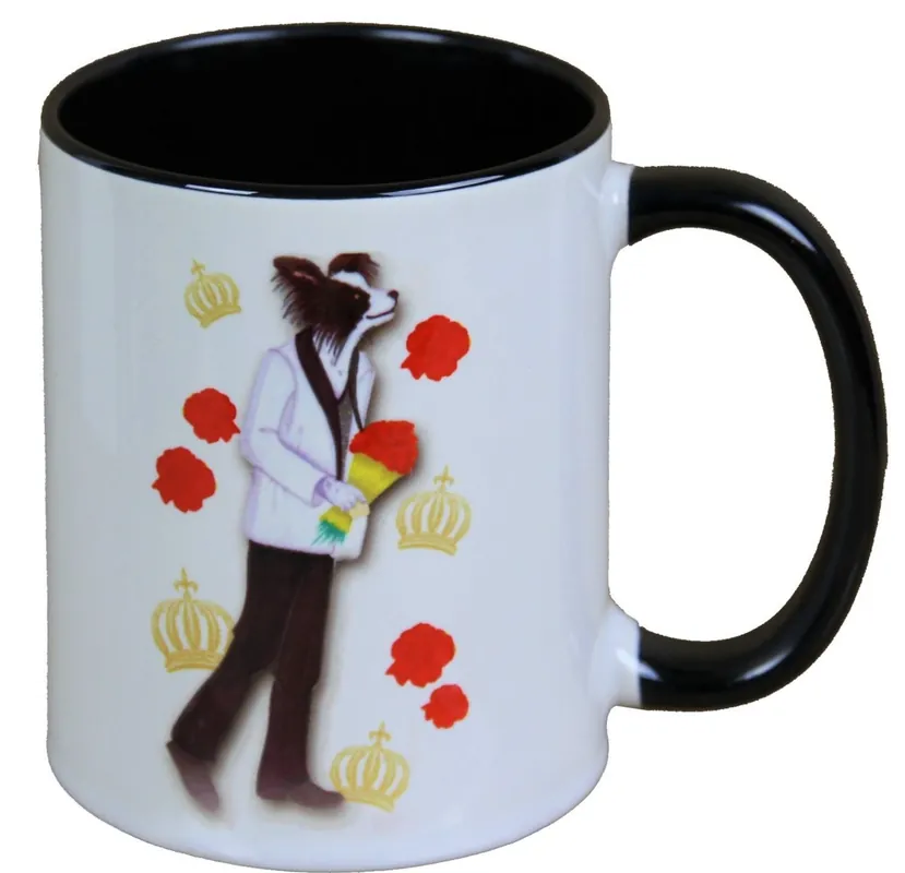 Neu Im Sortiment Harald Glööckler Pompöös Tasse Hund mit Blumenstrauß - designed by Harald Glööckler