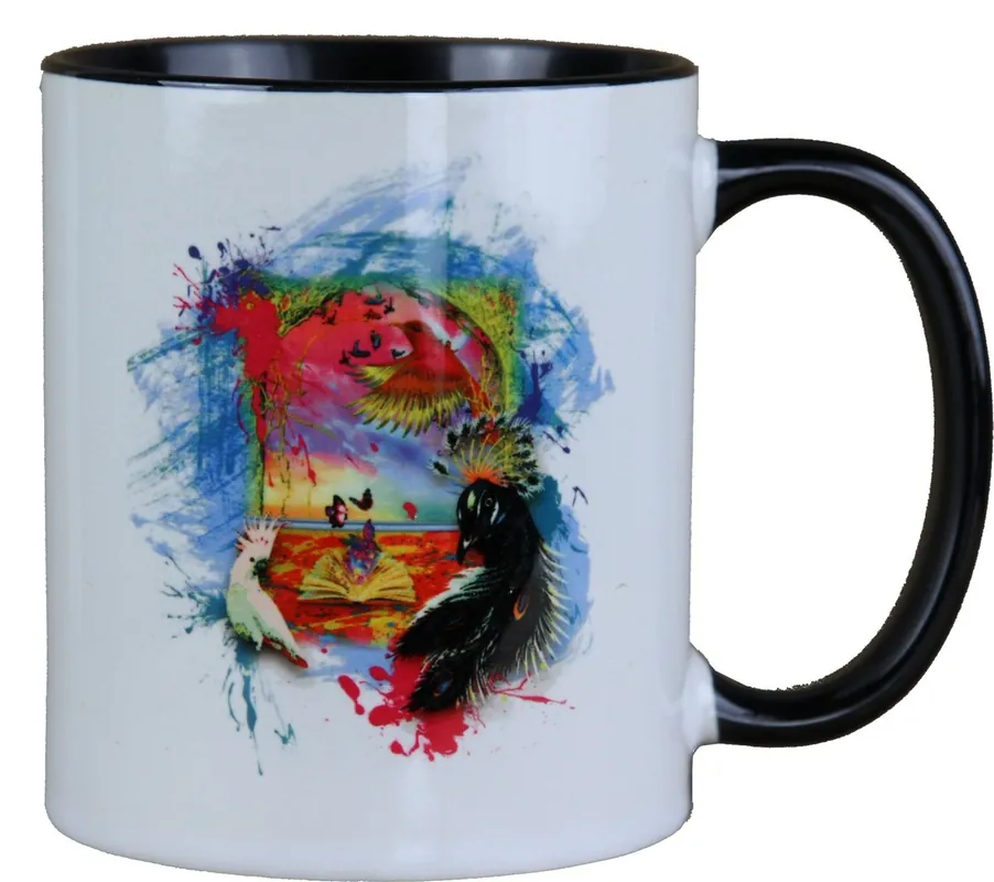 Schnäppchen Harald Glööckler Pompöös Tasse Papagei Bunt - designed by Harald Glööckler