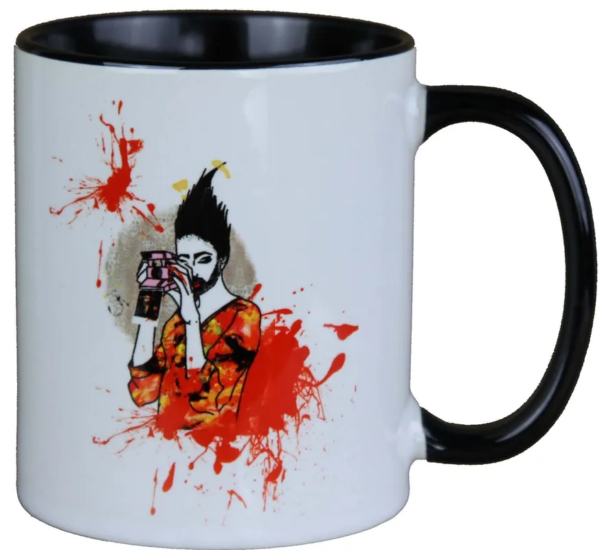 Rabatt Harald Glööckler Pompöös Tasse Photograph Red - designed by Harald Glööckler