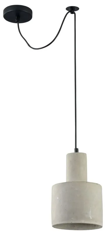 Bestseller Casa Padrino Hängeleuchte Grau Ø 16 x H. 22,5 cm - Moderne Pendelleuchte mit Beton Lampenschirm