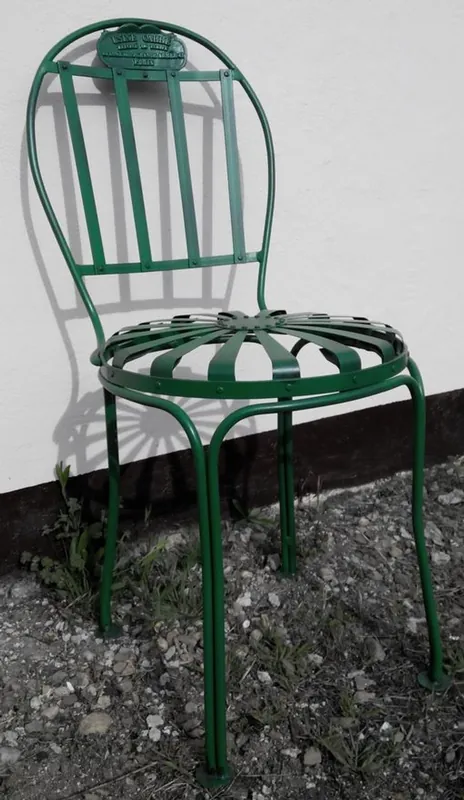 Casa Padrino Gartenstuhl 40 x 40 x H. 90 cm - verschiedene Farben - Handgefertigte Gartenmöbel im Jugendstil Highlight