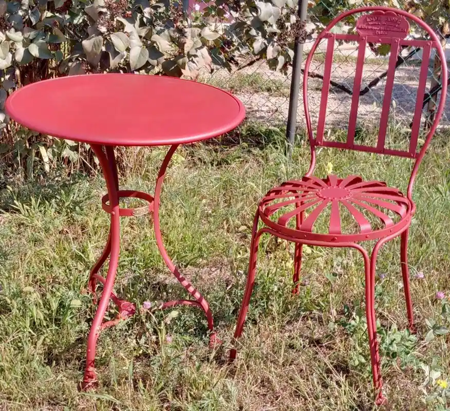 Casa Padrino Jugendstil Gartenmöbel Set - verschiedene Farben - Gartenmöbel im Jugendstil Ausverkauf