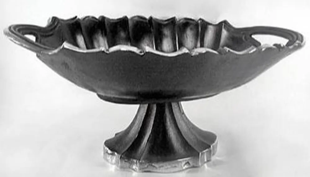 Casa Padrino Barock Schüssel Aluminium Schwarz / Silber 49 x H. 23 cm - Antik Stil Neue Kollektion