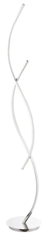 Casa Padrino Wohnzimmer LED-Stehleuchte Silber Ø 25 x H. 145 cm - Designermöbel Abverkauf