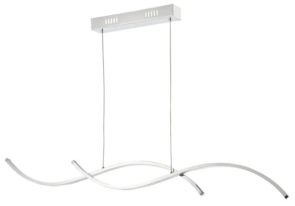 Billig Casa Padrino Wohnzimmer LED-Hängeleuchte Silber 100 x H. 9,7 cm - Designermöbel