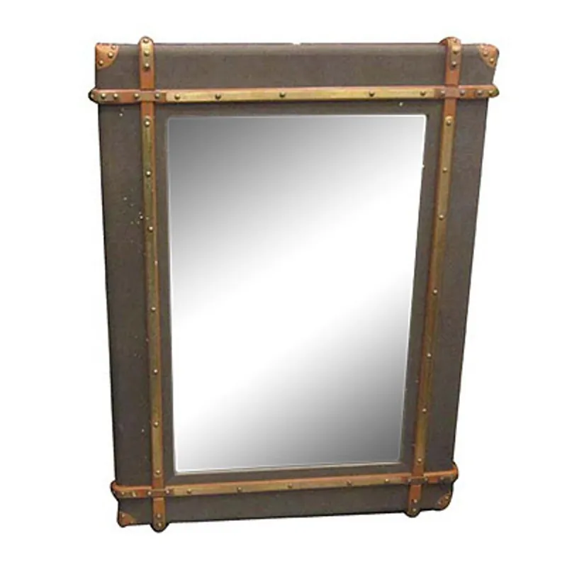 Letzte Chance Casa Padrino Luxus Art - Deco Wandspiegel Oliv 90 x H. 120 cm - Luxus Kollektion