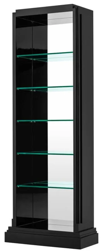 Beliebt Casa Padrino Luxus Regalschrank / Wohnzimmerschrank Piano Schwarz 85 x 38,5 x H. 231 cm - Luxus Qualität