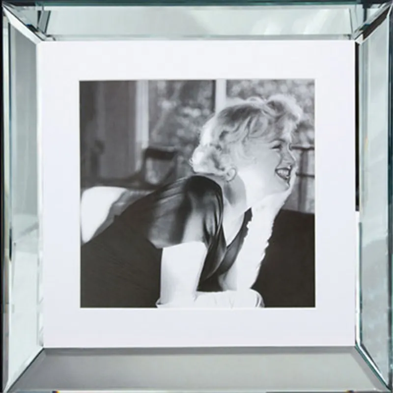Casa Padrino Designer Bild "Zwischen Freunden" Marilyn Monroe 40 x 40 cm - Limited Edition Knallerangebot
