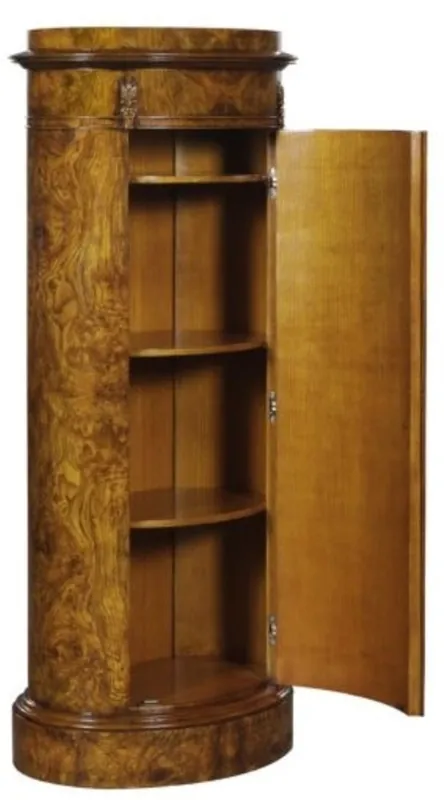 Casa Padrino Luxus Jugendstil Kommode mit Tür Hellbraun 62 x 39 x H. 145 cm - Barock & Jugendstil Möbel Meistverkauft