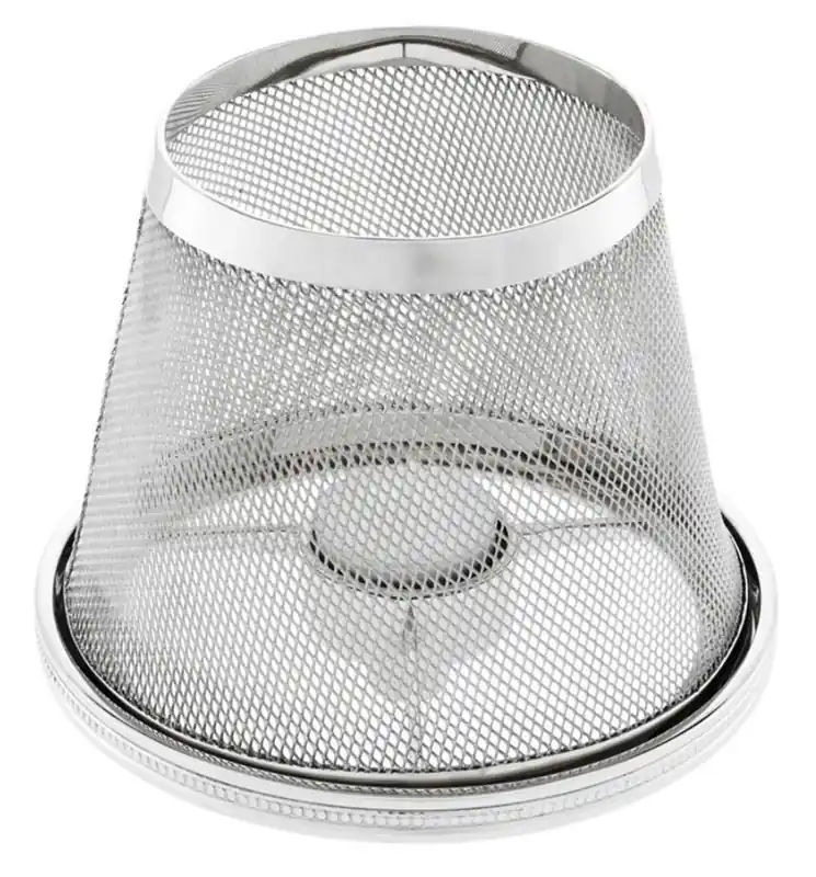 Knallerangebot Casa Padrino Luxus Teelichthalter-Lampenschirm Silber Ø 16 x H. 13,5 cm - Hotel & Restaurant Accessoires