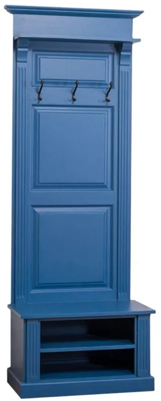Casa Padrino Landhausstil Garderobe Blau 79 x 41 x H. 210 cm - Landhausstil Garderobenschrank Begrenztes Angebot