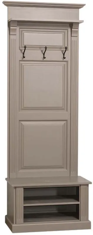 Casa Padrino Landhausstil Garderobe Olivgrau 79 x 41 x H. 210 cm - Landhausstil Garderobenschrank Heißes Angebot