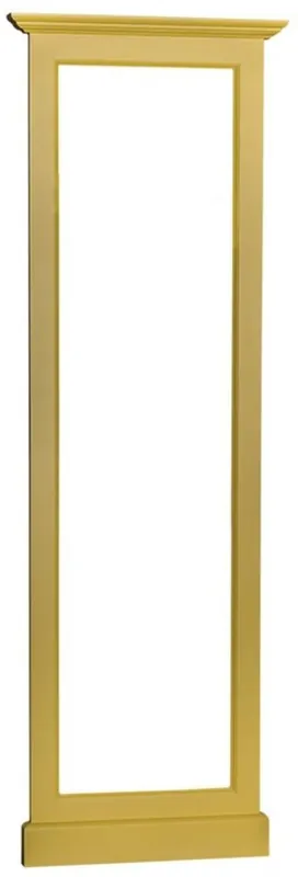 Casa Padrino Landhausstil Spiegelrahmen Gelb 65 x 8 x H. 195 cm - Landhausstil Möbel Neue Ware