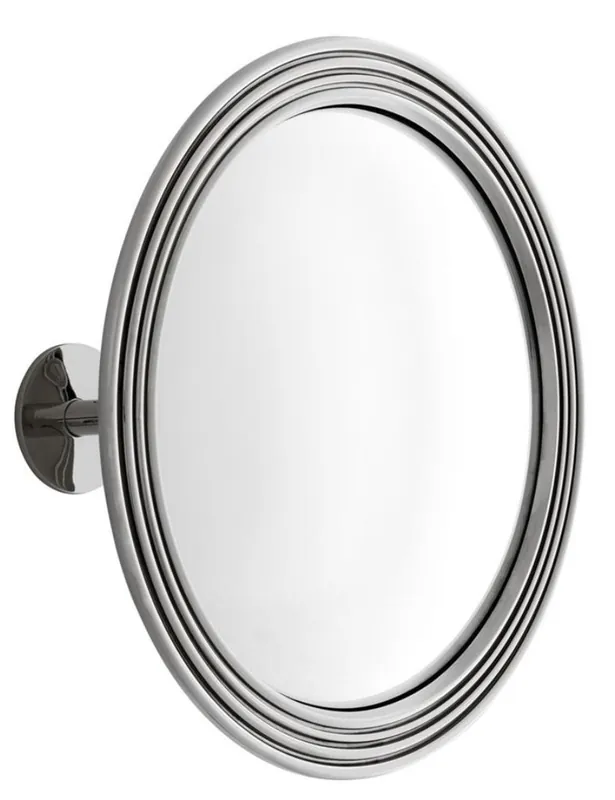 Saisonangebot Casa Padrino Spiegel / Konvexspiegel Silber Ø 35 cm - Luxus Kollektion