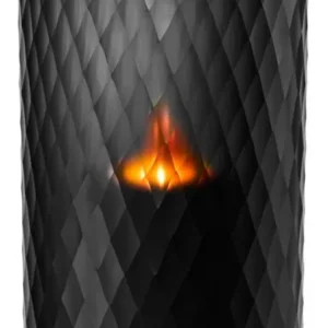 Mega-Angebot Casa Padrino Glas Teelichthalter Schwarz Ø 20 x H. 36 cm - Luxus Windlicht