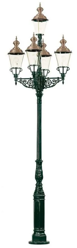 Mega-Angebot Casa Padrino Gartenlaterne Grün / Kupfer Ø 103 x H. 375 cm - Nostalgische Gartenlampe