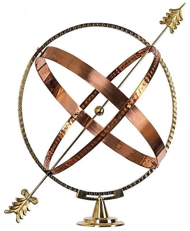 Jetzt Bestellen Casa Padrino Sonnenuhr Gold / Kupfer Ø 50 x H. 60 cm - Nostalgische Garten Deko