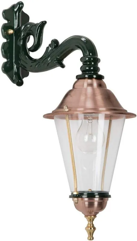 Casa Padrino Jugendstil Außenwandleuchte 19 x 30 x H. 47 cm - Verschiedene Farben - Wetterbeständige Außenbeleuchtung Aussenleuchte Gartenleuchte Aktuell